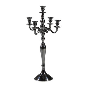 Luxury Wedding <b>Table</b> Centerpiece 5 Arm Crystal Candle Holder Decorative Candelabra for Reception Setup - Product Image 6