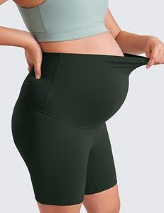 Shorts de Maternidad de Color Sólido, Diseño 2026, 100% Poliéster, Ropa de Maternidad para Mujer, Shorts de Yoga Estilo Biker, Venta al Por Mayor - Product Image 3