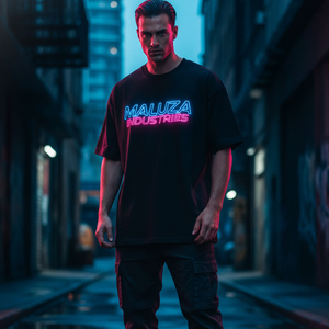 T-shirt vintage surdimensionné pour homme, imprimé graphique personnalisé, streetwear, coton épais, délavé à l'acide, coupe ample - Product Image 6