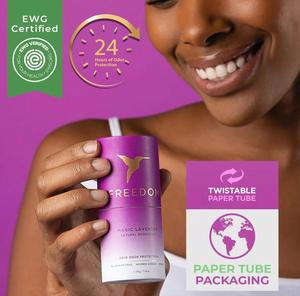 Tubo de papel sostenible para el empaquetado de protector solar en barra - Product Image 1