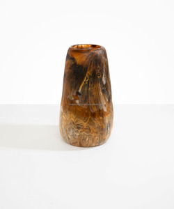 Vase de table décoratif en résine à motif tourbillon aquatique, design moderne, étanche, artisanal, écologique, pour fleurs et plantes - Product Image 2