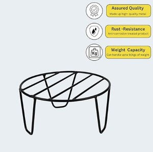 Soporte de Hierro para Macetas de Exterior, Decoración para Hogar y Jardín, Soporte para Macetas de Balcón, Resistente a la Oxidación - Product Image 4