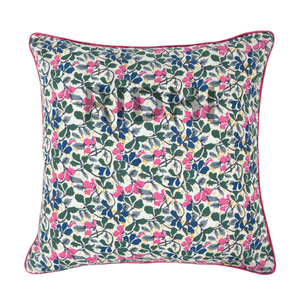 Ridhi Floral impreso Preppy Grandmillennial funda de almohada para el hogar blanco Floral funda de almohada decoración del hogar Acción de Gracias - Product Image 1