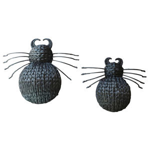Decoración de Pared de Halloween Hecha a Mano con Jacinto de Agua, Artesanía Sisu, para Uso en Interiores - Product Image 3