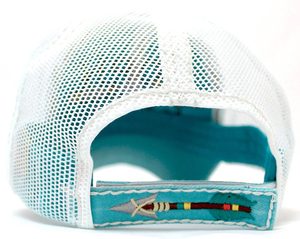 Gorra Trucker Bordada Born Free, Tejido de Malla, Ajustable, Unisex, Casual, Primavera Verano, Gorra de 6 Paneles - Product Image 4
