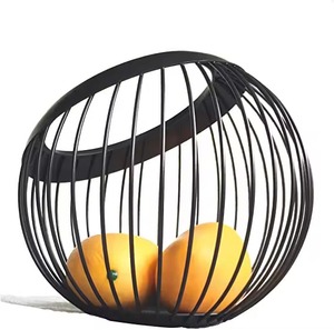 High Standard Quality Luxury Metal Fruit <b>Basket</b> Eco-Friendly Multi-Purpose Fruit <b>Basket</b> For Home Decoration - Product Image 3