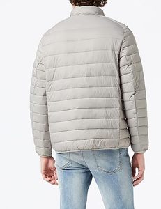 Hot Sale Men's <b>Packable</b> Lightweight Water-Resistant Puffer <b>Jacket</b> Solid Zip up Outerwear Winter <b>Jacket</b> for Men - Product Image 2