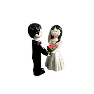 High Quality Polyresin <b>Bride</b> Groom Feng Shui Sculpture for Thanksgiving Valentine's <b>Day</b> Artisanal Resin Crafts for Souvenirs - Product Image 4