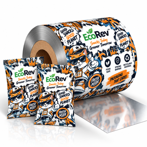 Película Laminada en Rollo de Grado Alimenticio, Brillante, Opaca, con Diseño Floral para Empaquetado Sostenible - Product Image 5
