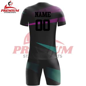 Maillots de football OEM en gros, design personnalisé, short 100% polyester, maillot de sublimation personnalisable, séchage rapide - Product Image 5