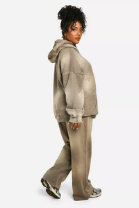 Ensemble de survêtements amples et surdimensionnés de qualité supérieure pour femmes, vêtements décontractés surdimensionnés, sweat-shirt à capuche et pantalon de jogging - Product Image 2