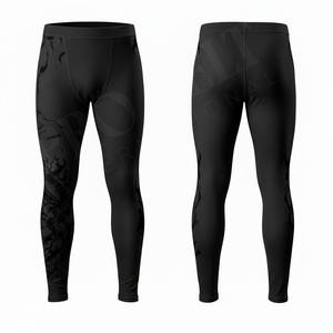 Leggings de compression personnalisés imprimés à prix de gros, respirants pour le sport, la course, la gym et le fitness - Product Image 6