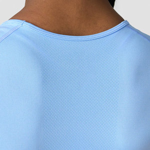 Camiseta Deportiva Ligera de 180 Gsm, Personalizada, Lisa, de Alta Elasticidad, con Cuello Redondo, Diseño Crop Top, Ropa Deportiva para Mujer, Ropa de Gimnasio - Product Image 4