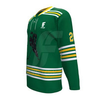 Jersey Hoki Es Pria Berkualitas Tinggi Premium, Bernapas, Cepat Kering untuk Dewasa Ukuran Besar Pakaian Olahraga