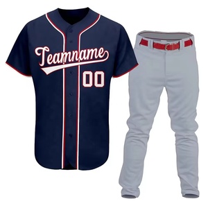 Uniforme de baseball pour hommes de qualité supérieure, sublimation personnalisée, vêtements de sport vierges, uniforme de baseball pour hommes - Product Image 1