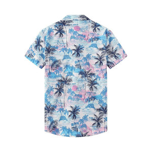 Camisas de playa para hombre, informales, ligeras, fáciles de llevar, con estampados tropicales, perfectas para vacaciones y estilo veraniego - Product Image 2