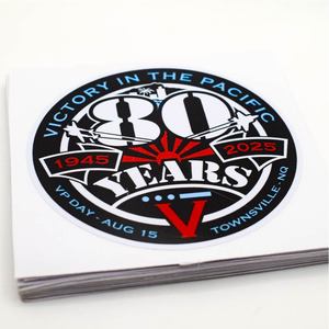 Branded Custom PVC <b>Vinyl</b> Stickers | Gloss Self-Adhesive Eco-Friendly UV Printed Waterproof Reusable <b>Removable</b> Logo Decals Window - Product Image 2