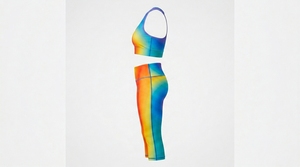 Conjuntos de Yoga para Mujer al por Mayor, Personalizables, Transpirables, de Color Liso, de 2 Piezas, Tallas Grandes, con Cintura Elástica y Cierre, Logotipo Personalizado, ¡Venta Caliente! - Product Image 3
