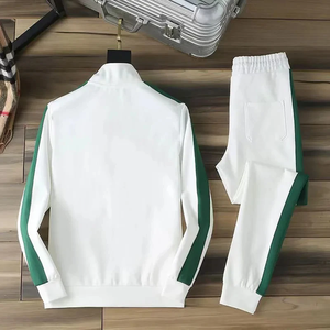 Ensembles de survêtements pour hommes en coton épais 100% vintage, motif uni, logos personnalisés, survêtements tendance pour hommes - Product Image 3