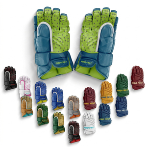Nouveaux gants de hockey sur glace en cuir PU personnalisés, rembourrés, protecteurs, légers, durables, avec logo personnalisé - Product Image 1