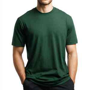 Camiseta Personalizada para Hombre, Talla Grande, Lisa, con Impresión de Logotipo, 100% Algodón, Camiseta Holgada para Hombre - Product Image 1