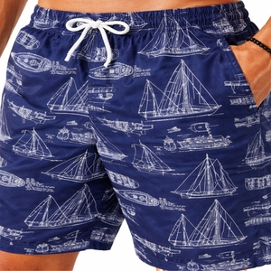 Shorts de bain pour hommes, séchage rapide, été, décontractés, impression personnalisée, cordon de serrage, sublimation, pour hommes - Product Image 5