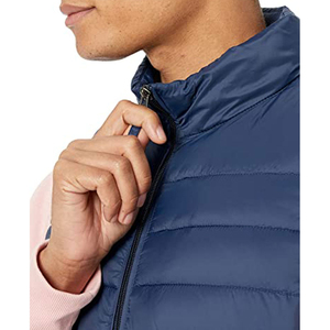 Chaleco Acolchado Impermeable con Capucha de Invierno Unisex de Alta Calidad con Logotipo Personalizado al por Mayor, 100% Nailon, Estilo Urbano, Exterior de Lino para Todos - Product Image 5