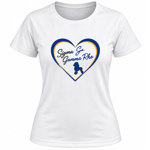 Camiseta Personalizada SGRHO para Mujer, con Estampado de la Hermandad Griega Sigma Gamma Rho, Manga Corta, Cuello Redondo, Algodón, Ropa Casual al por Mayor - Product Image 1