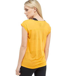 Ventes en gros de t-shirts décontractés de couleur unie à col rond en coton et polyester pour femmes, t-shirts à manches courtes - Product Image 2