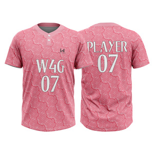 เสื้อเบสบอลแบบซับลิเมชั่นสั่งทำพิเศษสำหรับผู้ชาย แขนสั้น ระบายเหงื่อได้ดี ติดกระดุม 2 เม็ด ลายพิมพ์เรขาคณิต ทรงปกติ เสื้อผ้าสำหรับผู้ใหญ่ - Product Image 6