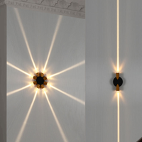 Applique murale LED étanche IP65 en aluminium pour couloir, lampes murales extérieures étanches, applique murale décorative LED pour jardin extérieur