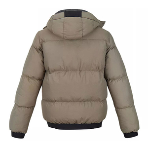 Chaqueta de Invierno Acolchada para Hombre con Logotipo Personalizado, Chaqueta Deportiva Casual con Burbujas Térmicas, Impermeable y con Capucha sin Cuello - Product Image 2