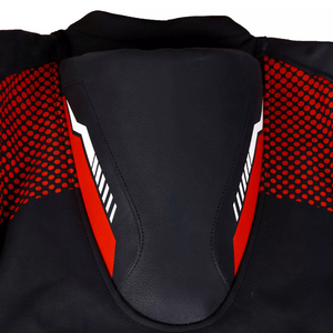 Men's Full Sleeve Black <b>Red</b> Motorcycle Racing <b>Suit</b> Color Blocked Breathable All Seasons Wear - Product Image 6
