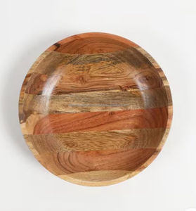 Plateau de service décoratif rectangulaire en bois d'acacia moderne de luxe, motif nature morte, marron, idéal pour les collations – Meilleure vente - Product Image 6
