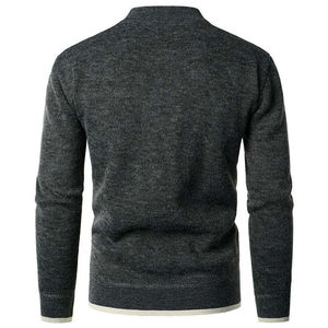 Pull en tricot classique pour homme, 100% coton, anti-rides, anti-rétrécissement, service OEM premium - Product Image 3