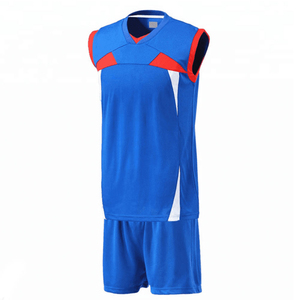 Vêtements de sport pour hommes pour le volley-ball avec logo et couleur personnalisés, dernier design, uniformes en polyester/coton, service OEM/ODM personnalisé à bas prix - Product Image 4