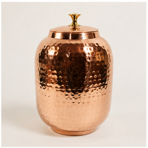 Distributeur d'eau artisanal en cuivre martelé pur, bienfaits ayurvédiques, robinet anti-fuite pour la maison et le bureau, ustensiles de cuisine - Product Image 3