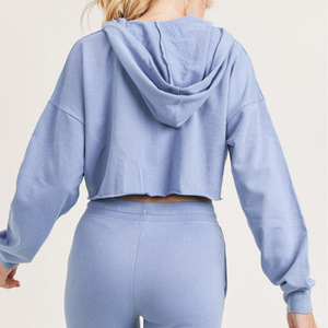 Sudadera con Capucha Corta Personalizada para Mujer, Sudaderas y Hoodies Casuales para Mujer, Sudadera Corta Holgada con Capucha para Mujer - Product Image 6