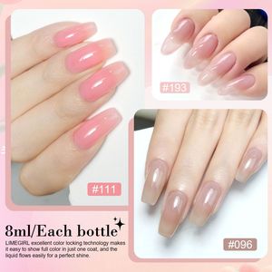 LIMEGIRL Set di Smalti Gel Glitter Rossi Borgogna e Verde Scuro Edizione Limitata Multicolore Invernale per Unghie Artificiali - Product Image 3