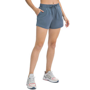 Shorts Deportivos para Mujer, Sensación Suave, Cintura Elástica, Ropa de Gimnasio, Marca Personalizada, Corte Holgado, Shorts de Entrenamiento para Verano - Product Image 3