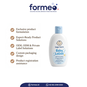 Crème hydratante pour bébé, lotion pour le corps et le visage, fabrication OEM, marque privée, Indonésie, prix bas. - Product Image 2