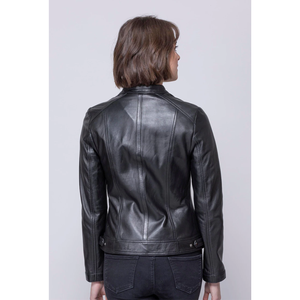 Customizable <b>Women's</b> Wholesale Fashion <b>Women</b> <b>Leather</b> <b>Jacket</b> Fashion <b>Women</b> Pu <b>Leather</b> <b>Jacket</b> High Quality <b>Leather</b> <b>Jacket</b> - Product Image 2