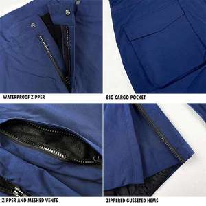 กางเกงสกีกันน้ำระดับมืออาชีพ 10,000 มม. สำหรับผู้ชายและผู้หญิง กันลม ระบายอากาศได้ดี กางเกงสโนว์บอร์ดแบบสั่งทำ กางเกงขายาวทรงหลวมสำหรับฤดูหนาว - Product Image 3