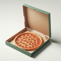 Boîtes d'emballage pour pizzas écologiques, personnalisables en taille et impression couleur