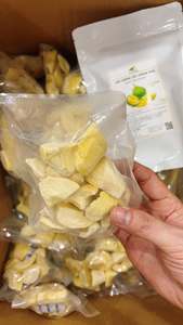 Durian Vietnamita Crujiente - Trozos de Durian Natural Liofilizado para Proveedores Mayoristas de Snacks - Product Image 1