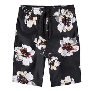 Shorts de bain pour hommes personnalisés à séchage rapide, motif dessin animé 3D ample, grande taille, imprimé floral, séchage rapide, collection 2026 - Product Image 1