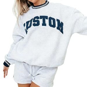 Sweat-shirt pull-over col montant pour femme, style ample et oversize, très demandé, fabriqué en usine, vente en gros, fournisseur en vrac - Product Image 2