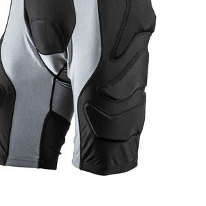 Shorts de protection pour moto pour hommes, noir, gris, rouge, respirant, séchage rapide, grande taille, 220g, coloris contrastés, toutes saisons - Product Image 6