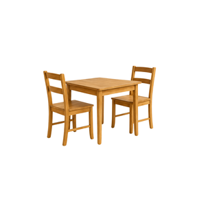 ARTERRA Juego de Mesa y Sillas de Comedor de Madera Moderna de Lujo, Muebles de Comedor de Teca para Proyectos Hoteleros - Product Image 1