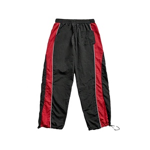 Top Quality Latest Color Block Men's <b>Track</b> Pants Drawstring Mid Waist Straight Leg Sports <b>Trousers</b> For Casual Streetwear - Product Image 2